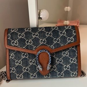 Gucci Denim Dionysus Bag